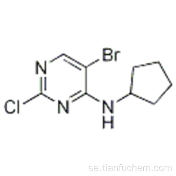 4-pyrimidinamin, 5-brom-2-klor-N-cyklopentyl-CAS 733039-20-8
